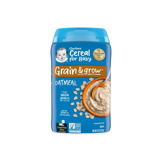 Gerber 1st Foods Cereal for Baby Grain & Grow Multigrain, 8 oz (227 g) 