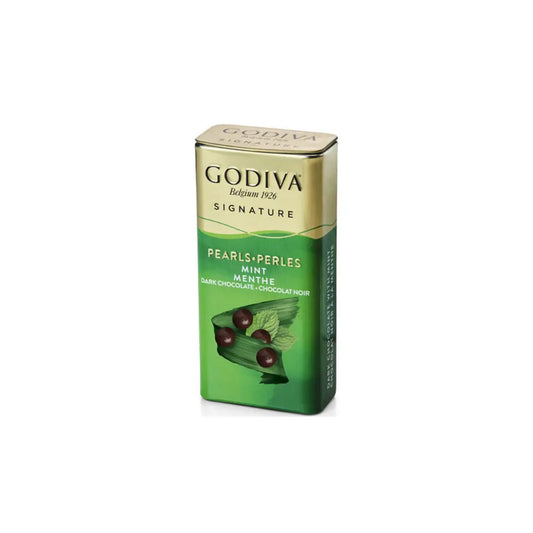 Godiva Signature Pearls Mint Dark Chocolate Candy 43gm