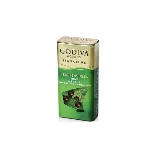 Godiva Signature Pearls Mint Dark Chocolate Candy 43gm