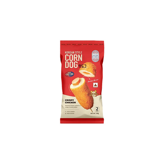 Good Seoul Korean Style Crispy Chicken Corn Dog, 80 g 2 pcs