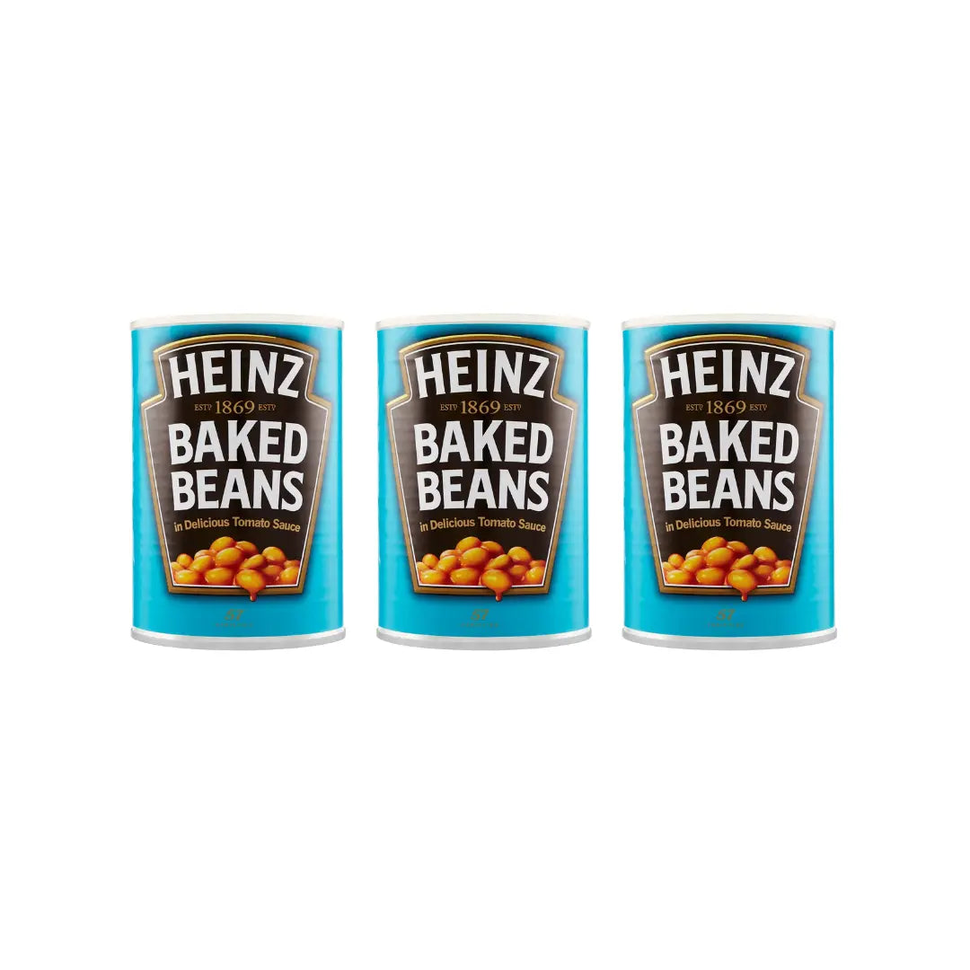 HEINZ Beanz in Tomato Sauce, Baked, 415 g (Imported) (Pack of 3)