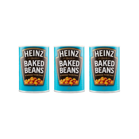 HEINZ Beanz in Tomato Sauce, Baked, 415 g (Imported) (Pack of 3)