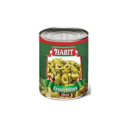 Habit Green Olives - Sliced 3kg
