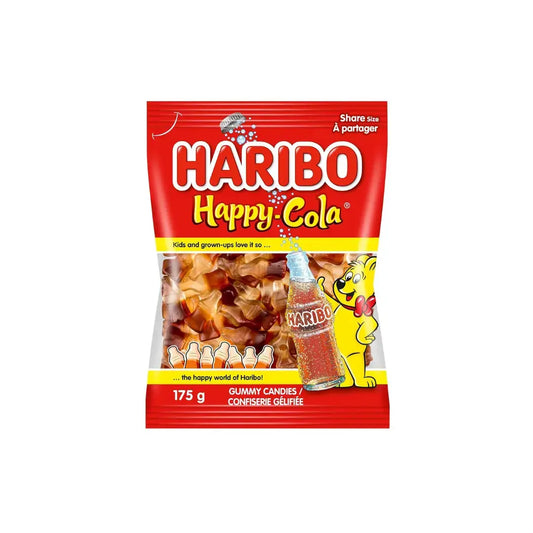 Haribo Happy Cola Gummies 175g Cola Bottle Gummy Candy