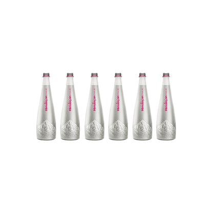 Himalayan Sparkling Water 750ml Glass Bottle Pack of 6 Premium Mineral Water India