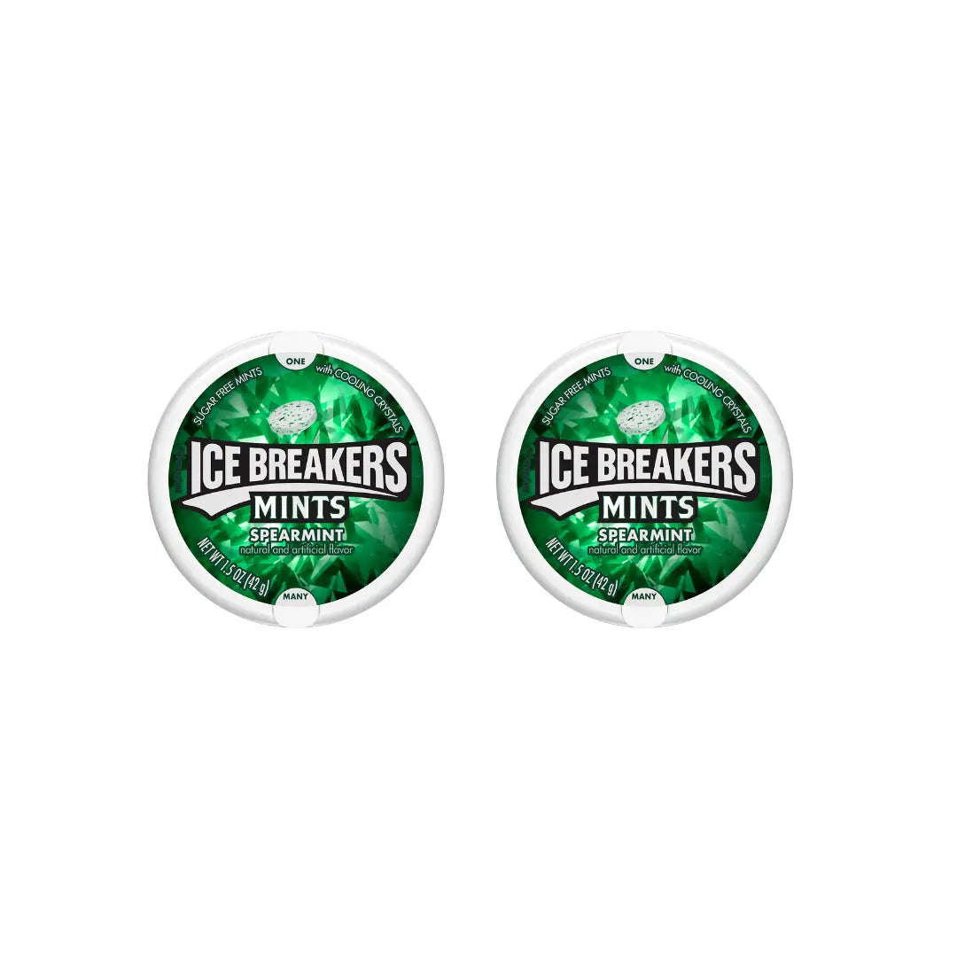 Ice Breakers Spearmint Mints 42G (Pack of 2)