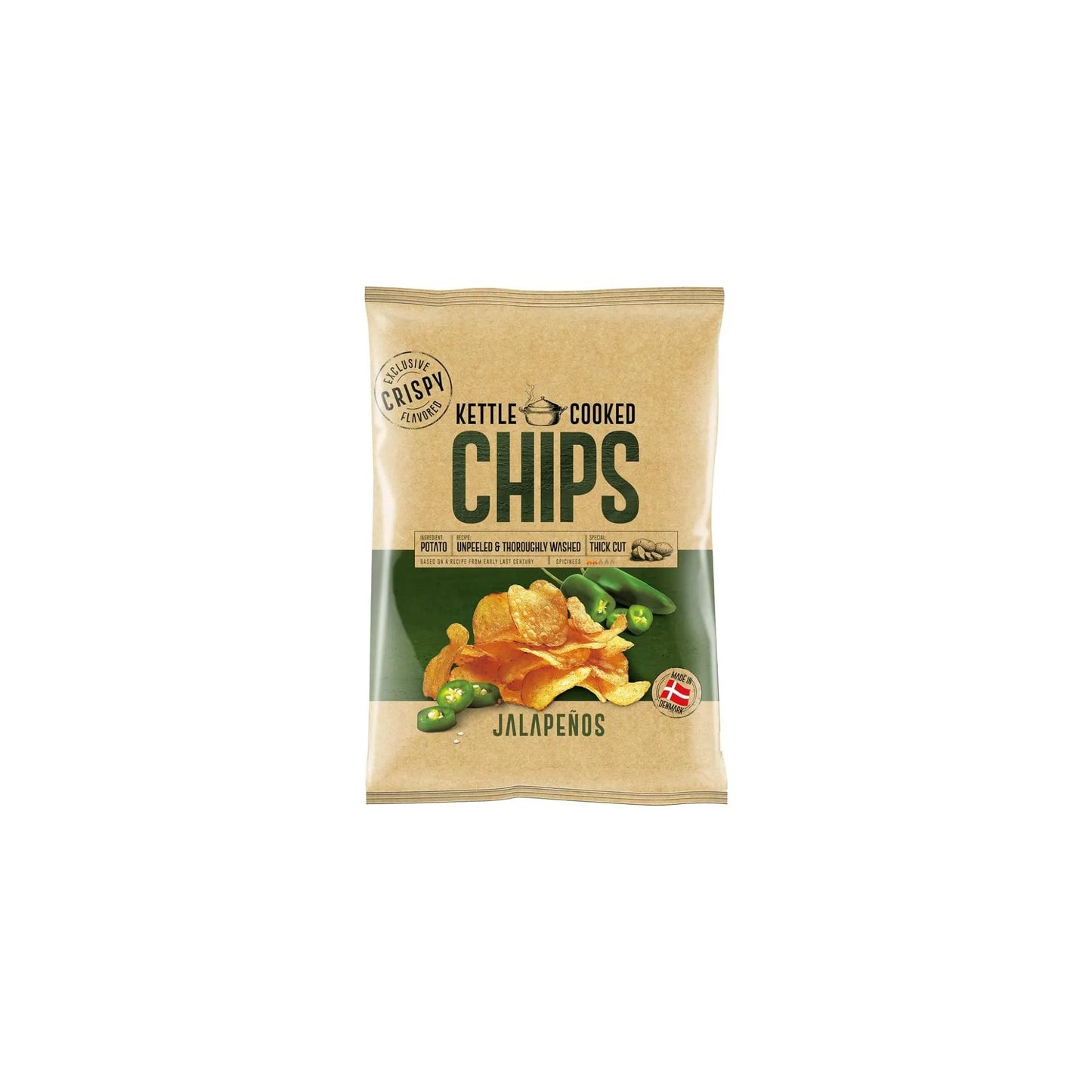 Jalapenos Crispy Kettle Cooked Chips 150 g