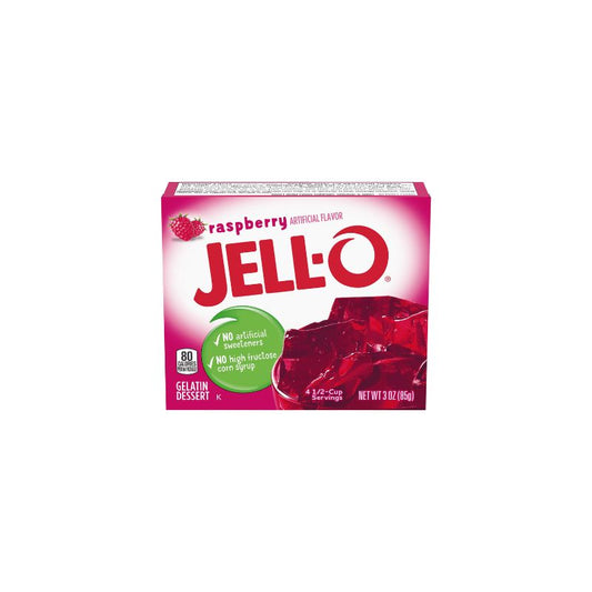 Jell-O Rashberry Gelatin Dessert, 85g 