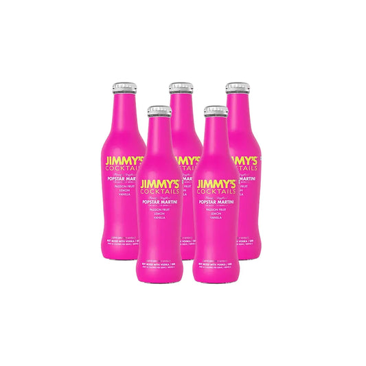 Jimmys Cocktails Popstar Martini 250ml (Pack of 5) 