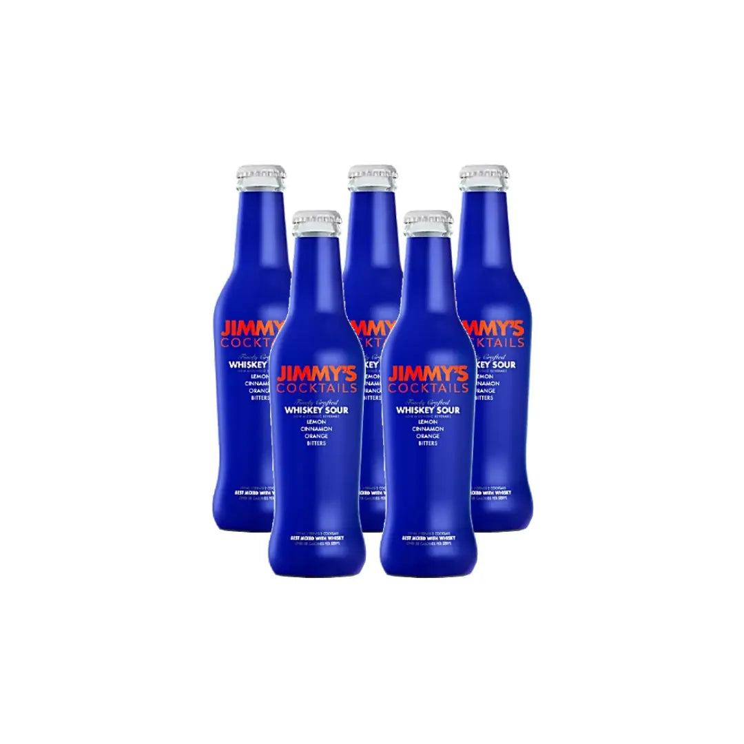 Jimmys Cocktails Whiskey Sour 250ml (Pack of 5)
