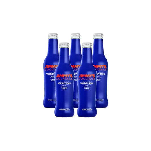 Jimmys Cocktails Whiskey Sour 250ml (Pack of 5)