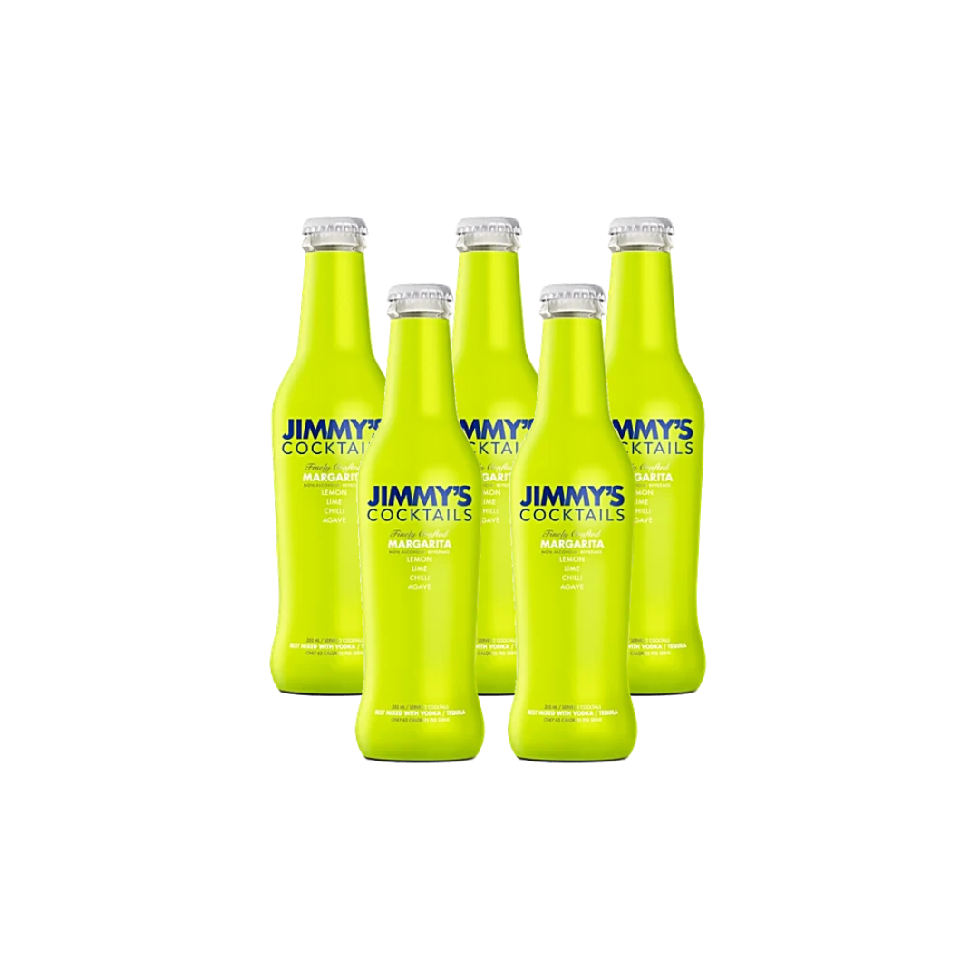 Jimmys Cocktails Margarita 250ml (Pack of 5) 
