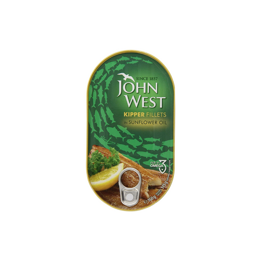 John West kipper fillets in sunflower oil 160g
