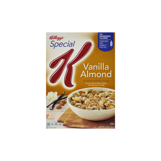 Kellogg's K Special Vanilla & Almonds Cereal 353g 