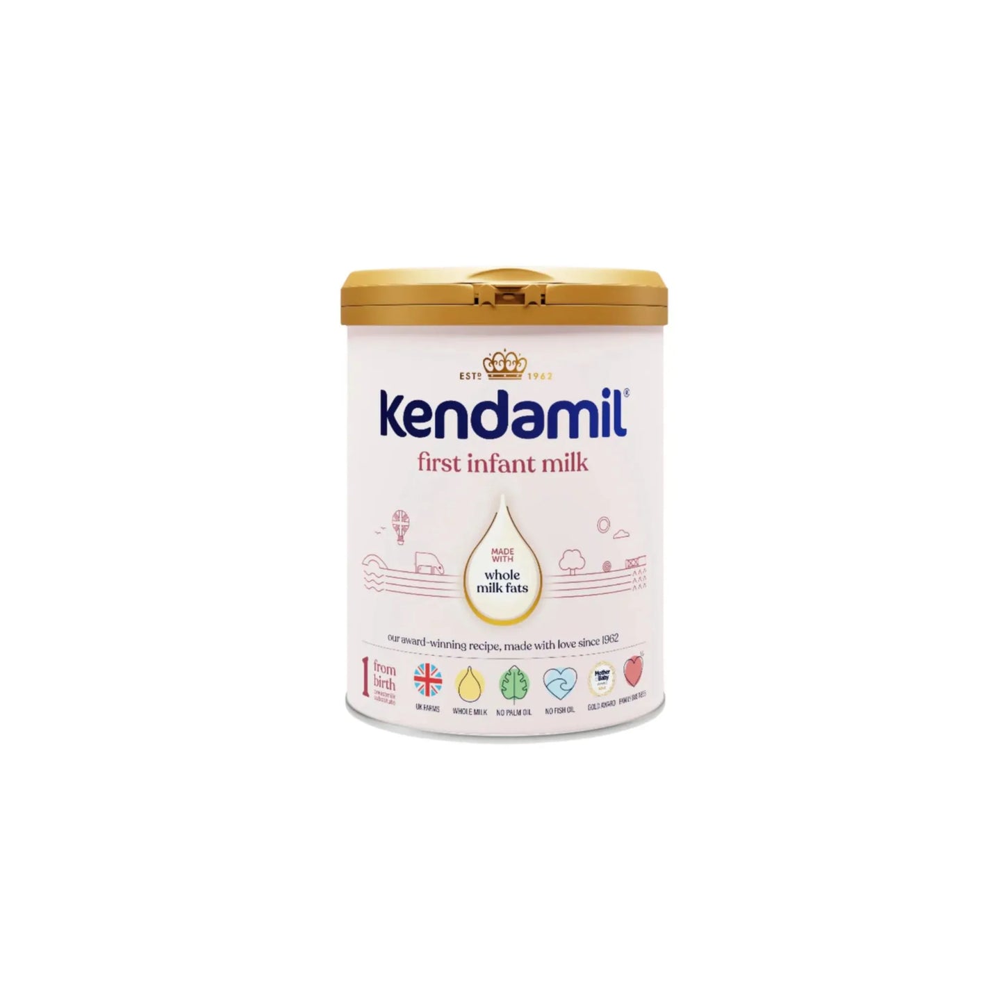 Kendamil First Infant Milk Stage 1 800g Whole Milk Formula Suitable From Birth