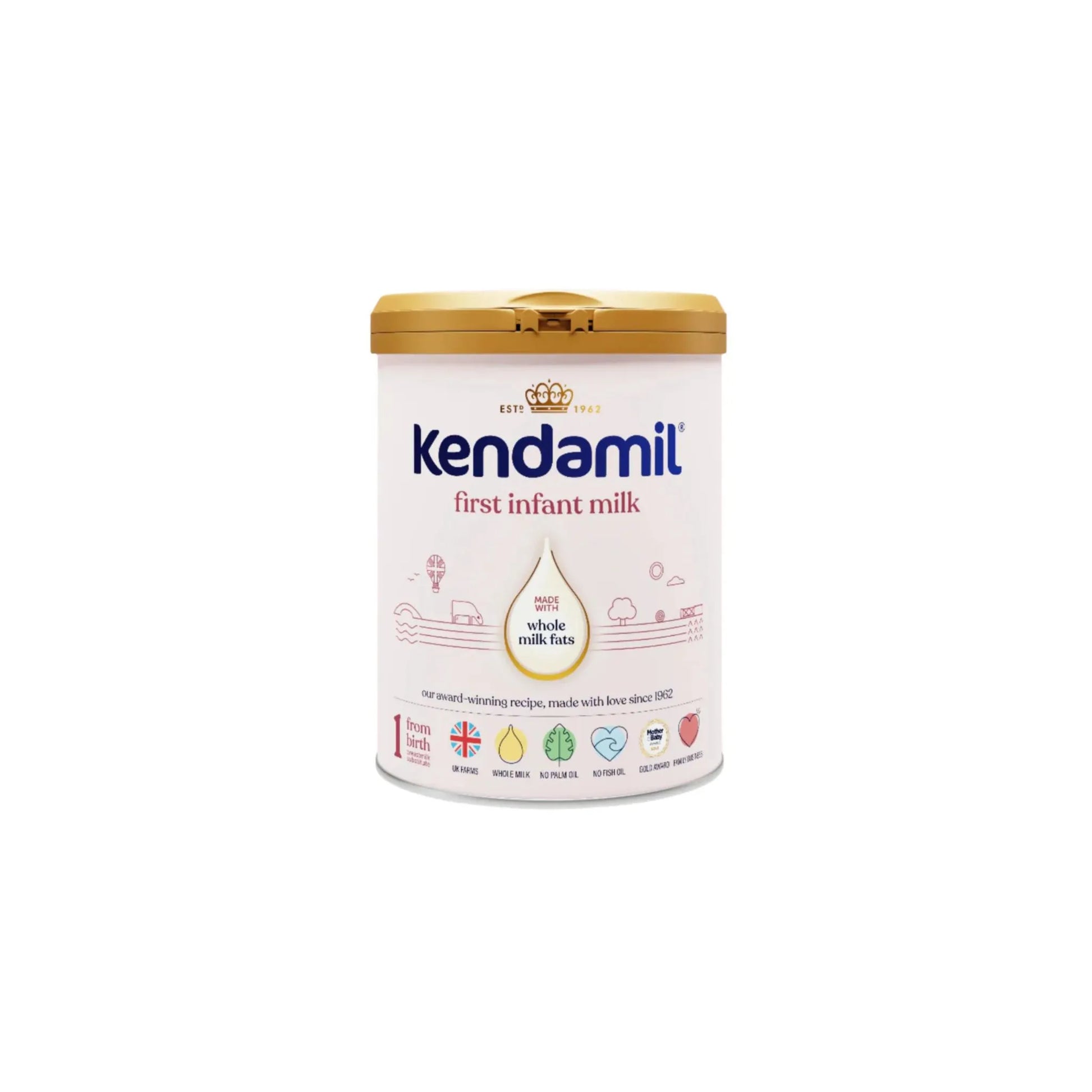 Kendamil First Infant Milk Stage 1 800g Whole Milk Formula Suitable From Birth
