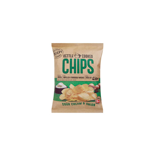 Kettle Cooked Chips Sour Cream & Onion 150 g