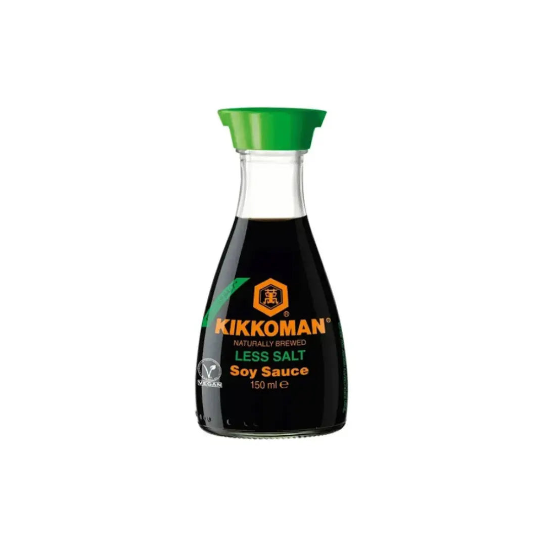 Soya Less Salt Kikkoman Soy Sauce Less Salt 150ml – Low Sodium Soy Sauce for Cooking