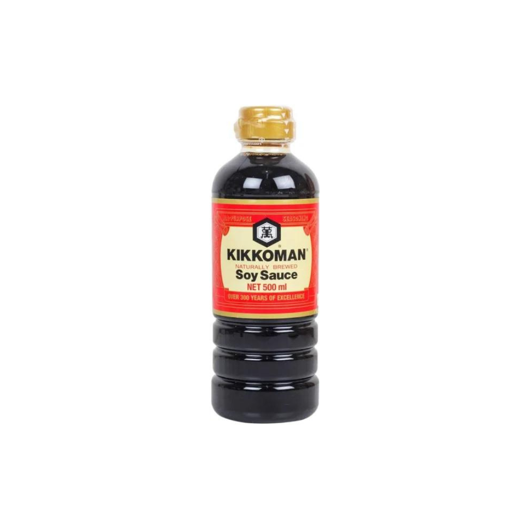 Kikkoman Soy Sauce Pet Bottle, 500 ml