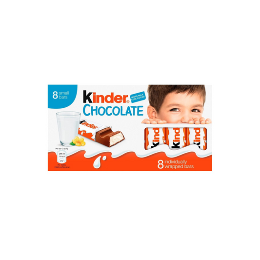 Kinder Chocolate 8 Bars 100g