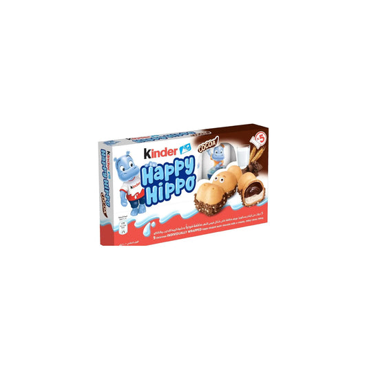Kinder Happy Hippo Cocoa Cream Filled Wafer Biscuits 103g