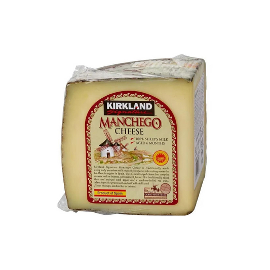 Kirkland Manchego Cheese, Packaging Size: 500g