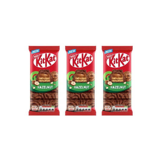 KitKat Sharing Bar Hazelnut 99g (Pack of 3)