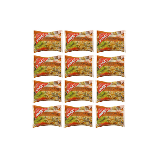 Koka Oriental Instant Noodles The Original Chicken Flavour 85 gm- (Pack of 12)