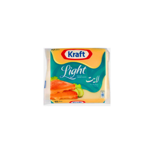 Kraft Light Cheese Slices, 10 Slices 200g