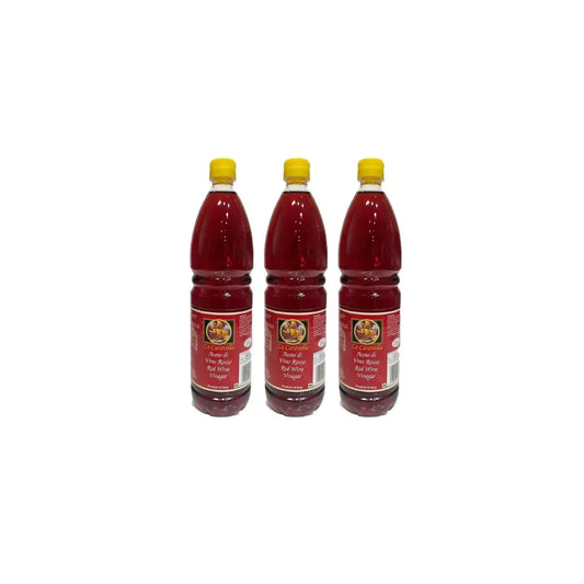 La Caravella White Red Vinegar 1L (Pack of 3)