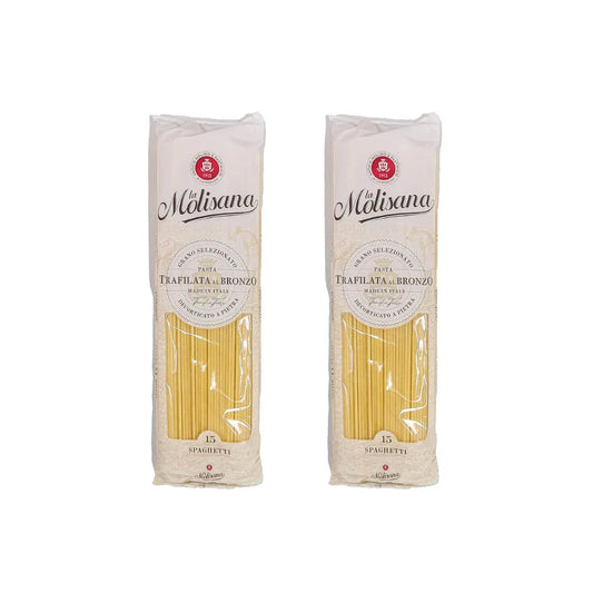 La Molisana Spaghetti n. 15 Pasta 500g (Pack of 2)