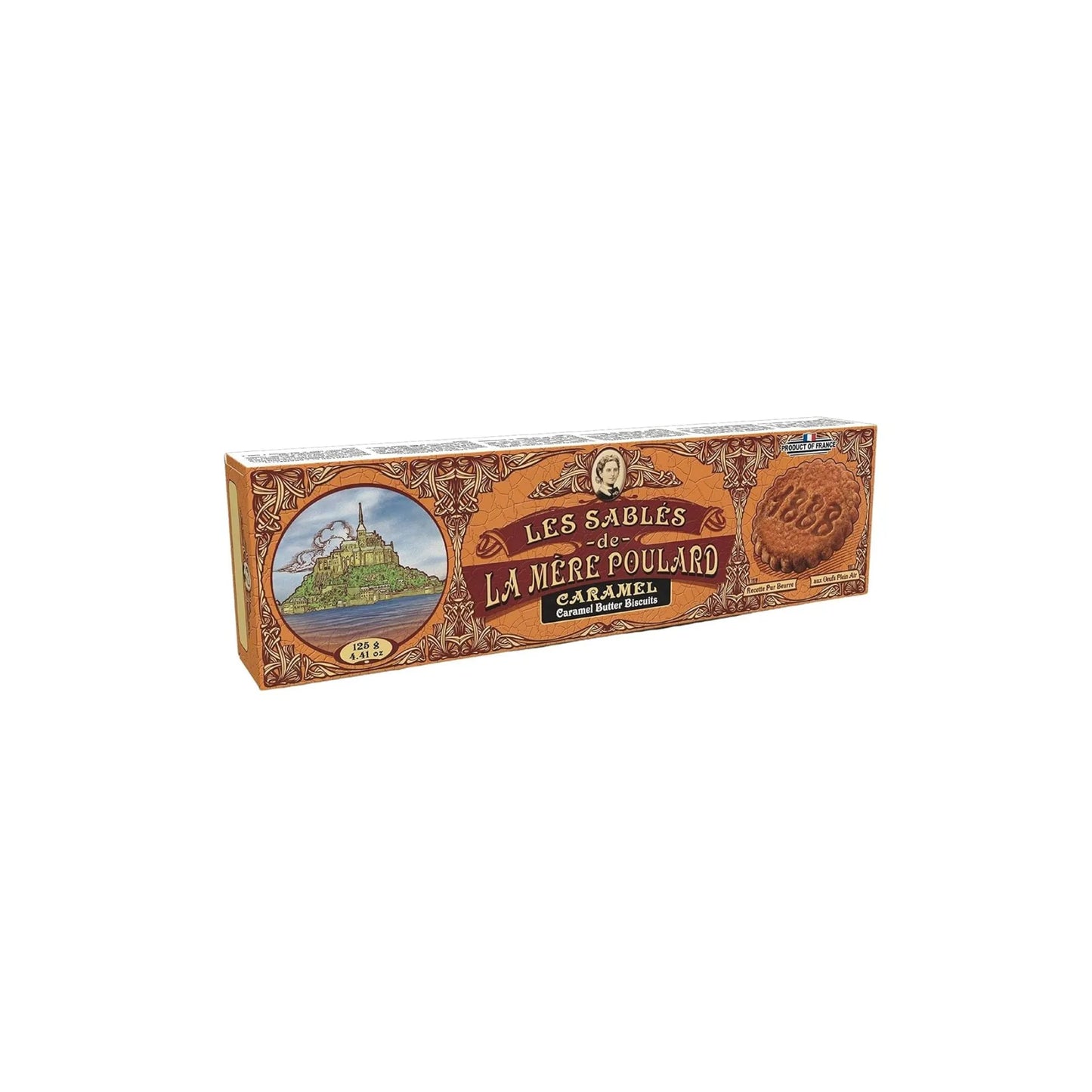 La Mere Poulard French Caramel Butter Biscuits, 125g