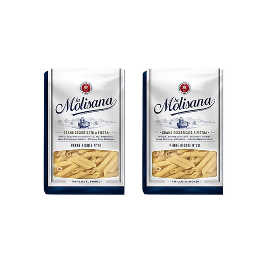 La Molisana Penne Rigate no 20 pasta 500g (Pack of 2)