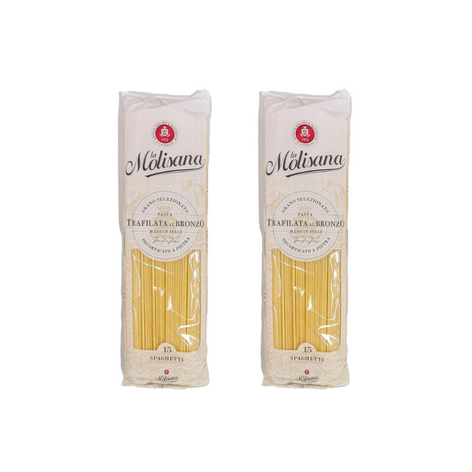 La Molisana Spaghetti n. 15 Pasta 500g (Pack of 2)
