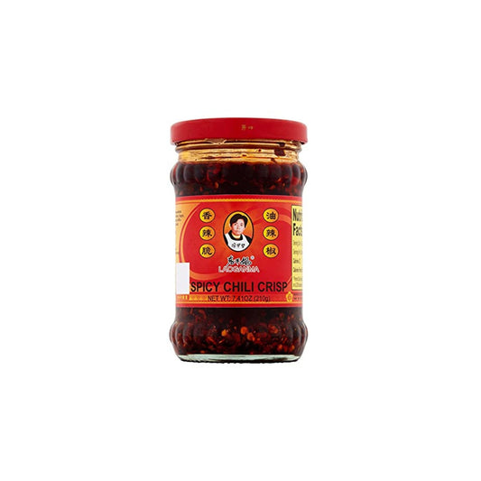 Lao Gan Ma Spicy Chili Crisp Sauce 210g – Crunchy, Spicy, and Flavorful