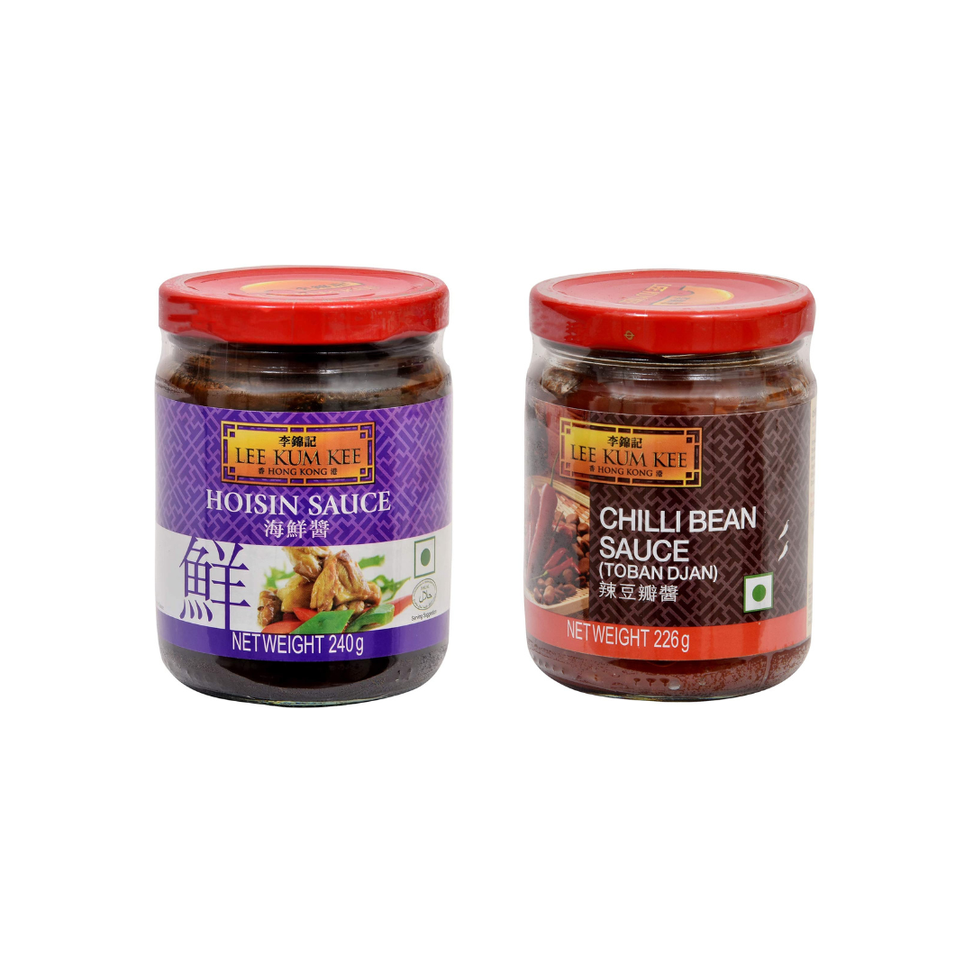 Lee Kum Kee Hoisin Sauce, 240g + Lee Kum Kee Chilli Bean Sauce,226g (Combo Pack)