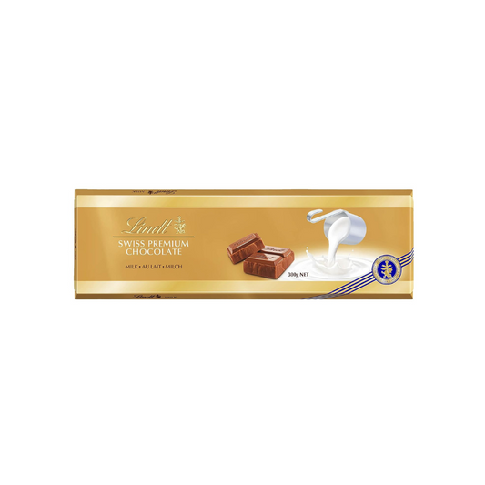 Lindt Swiss Milk Chocolate Gold Bar, 300g