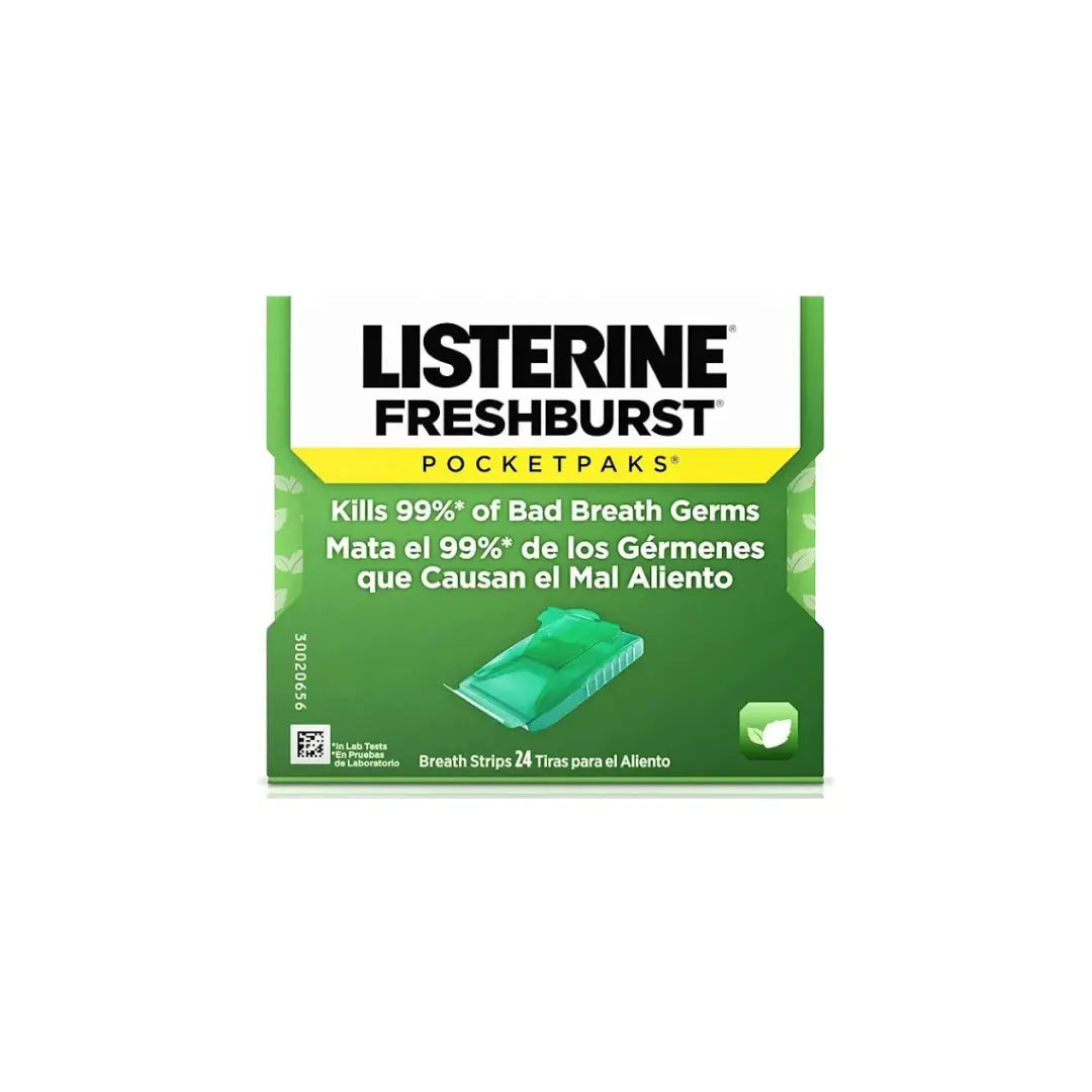 Listerine Breath Strips - Fresh Burst Pocketpaks 24 pcs