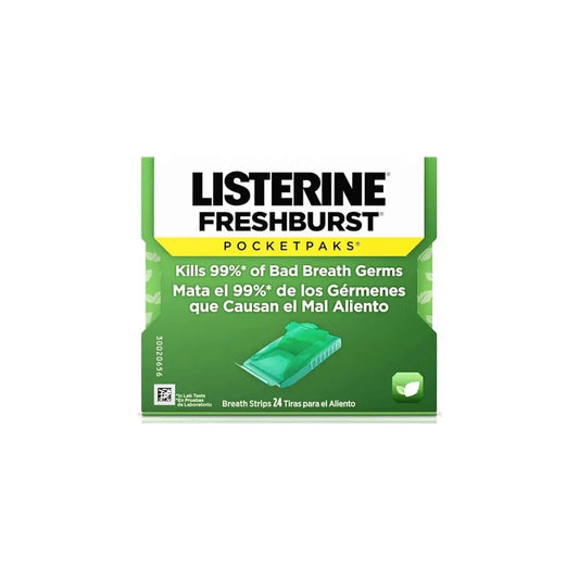 Listerine Breath Strips - Fresh Burst Pocketpaks 24 pcs