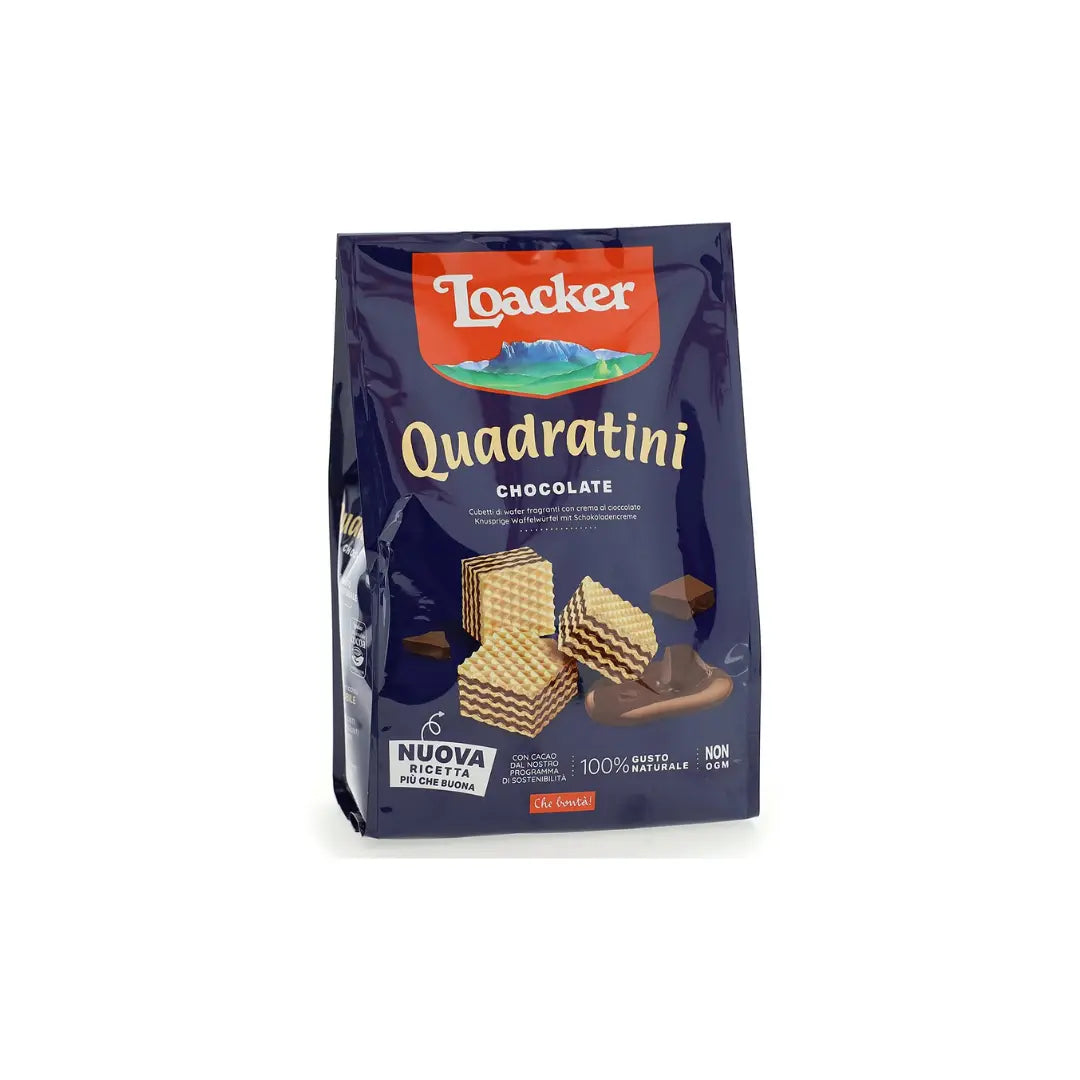 Loacker Quadratini Chocolate, 250Gm  