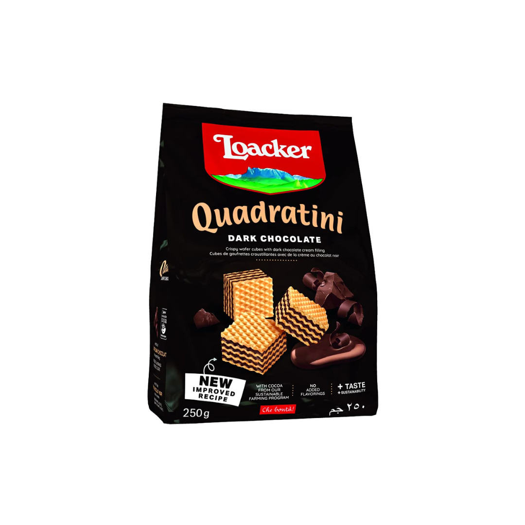 Loacker Quadratini Dark Chocolate 250g