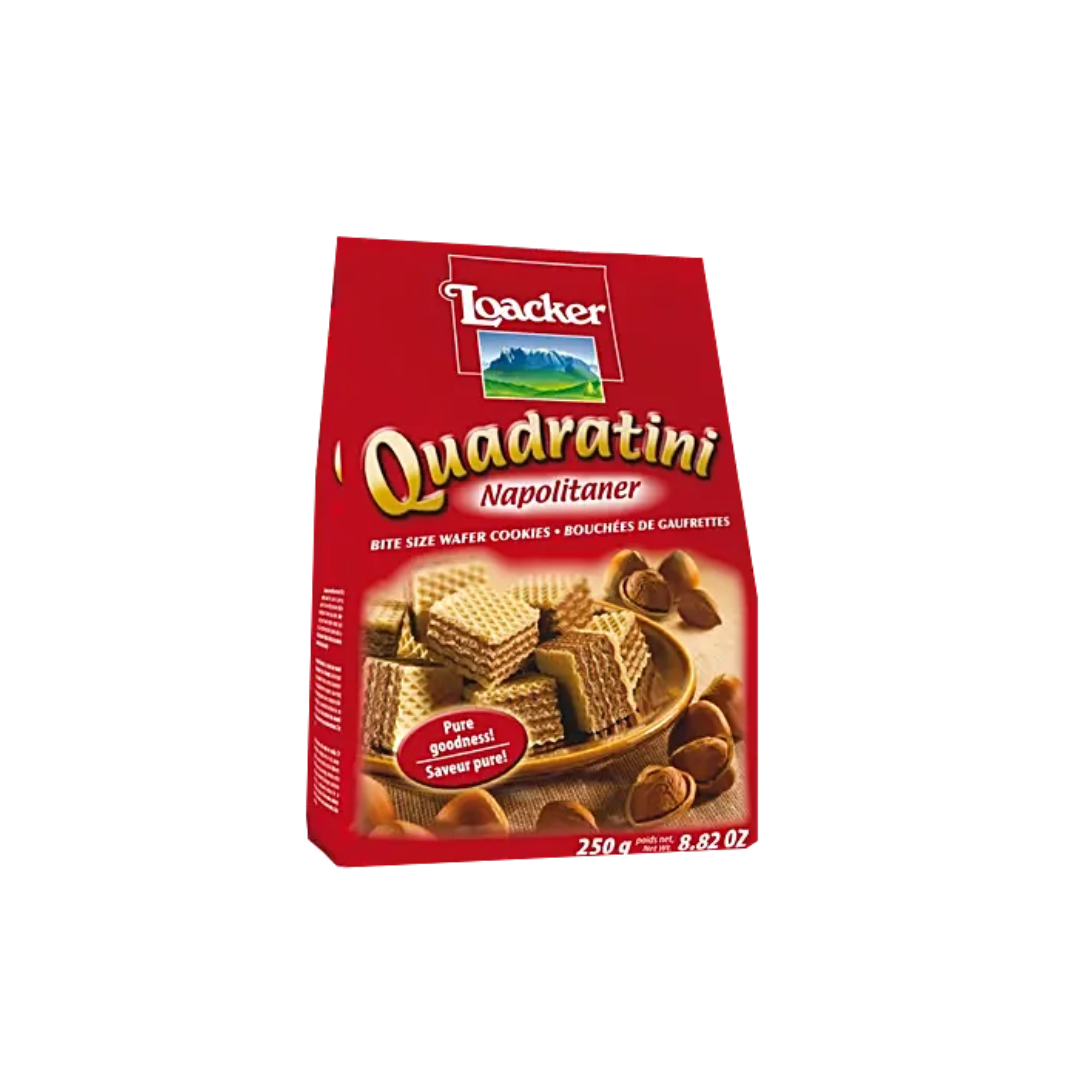 Loacker Quadratini Napolitaner Wafers 250g