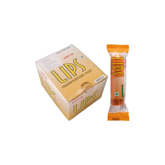 Lotte Lips, Orange Flavoured Candy, 14 g, (Pack of 30)