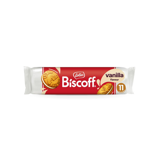 Lotus Biscoff Belgian Speculoos Sandwich Cookies Vanilla Cream 110g 