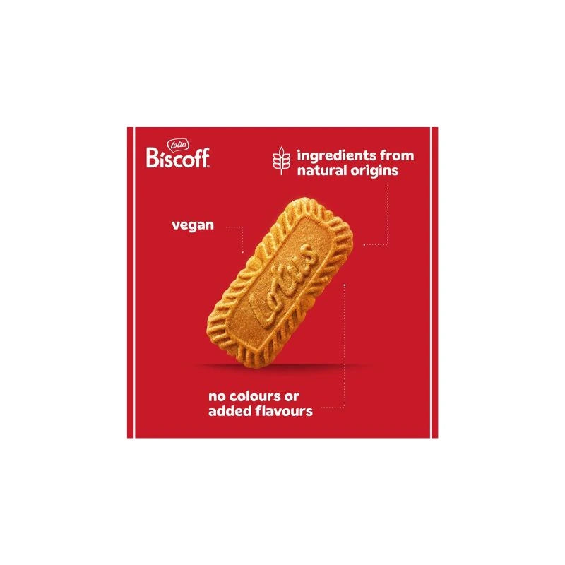 Lotus Biscoff Caramelised Biscuits 250g (Pack of 2) – perfect biscuits for coffee and desserts