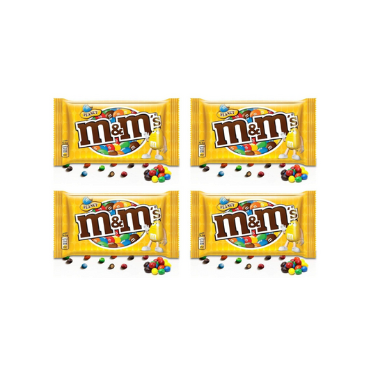 M&m's peanuts small pack 45g (Pack of 4)