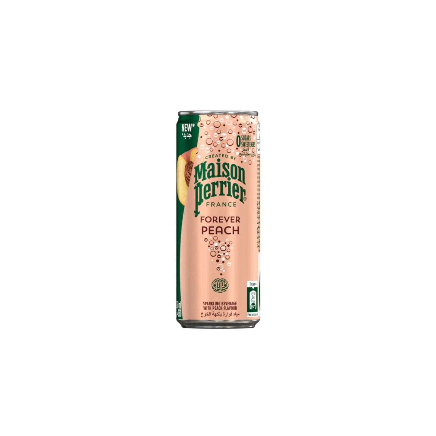 Maison Perrier Forever Peach Flavored Sparkling Water 250ml
