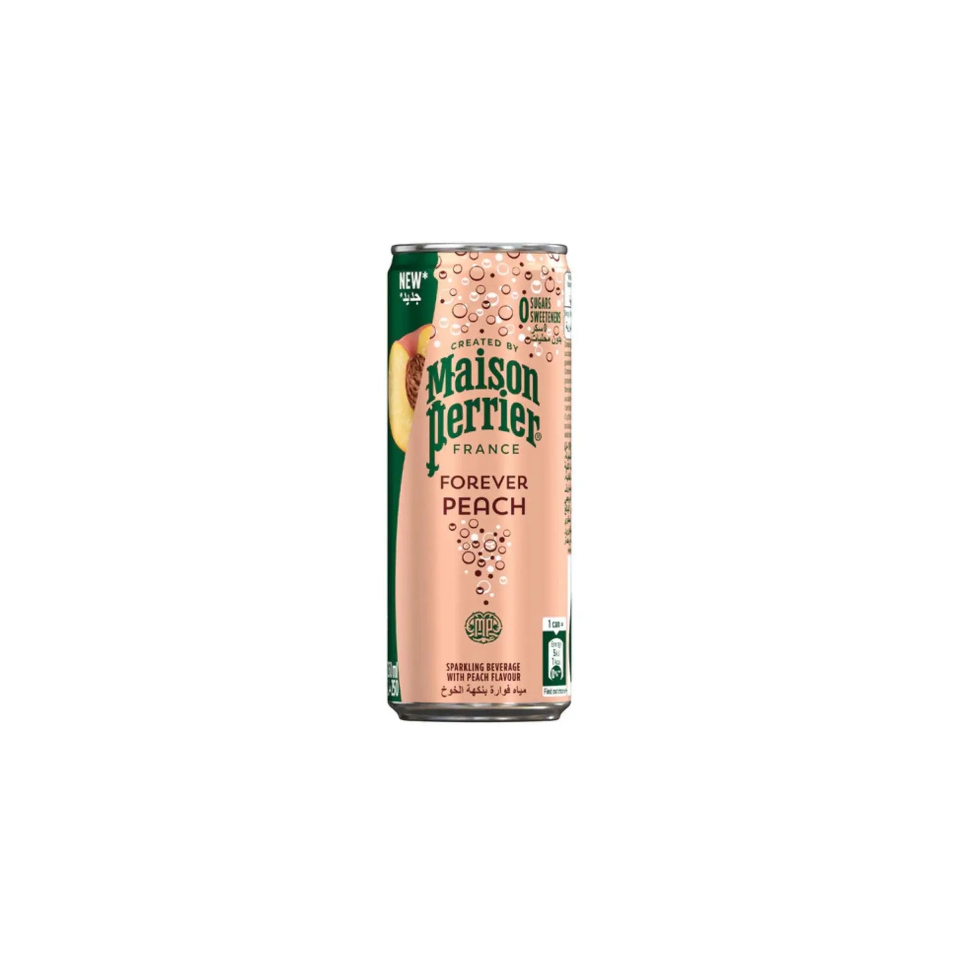 Maison Perrier Forever Peach Flavored Sparkling Water 250ml