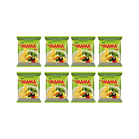 Mama Vegetable Instant Noodles 60g (Pack of 8)