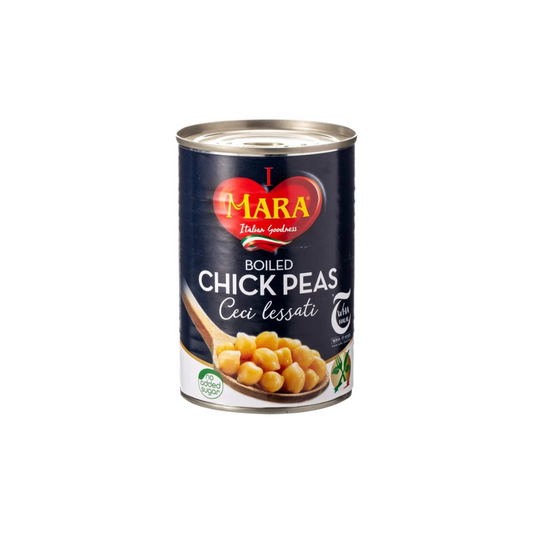 Mara Boiled Chick Peas Ceci Lessati Imported (Italy) Vegetables 400 g